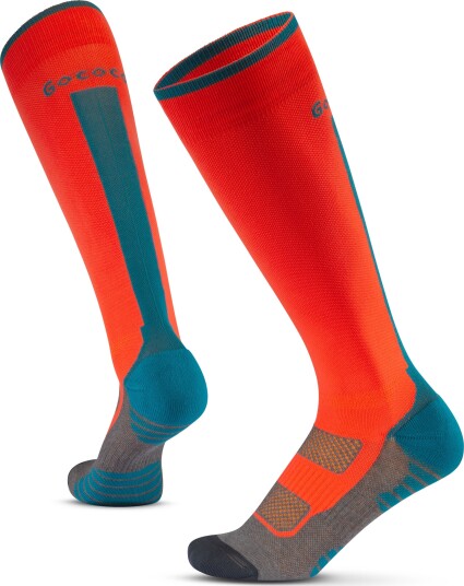 Gococo Compression Superior Redorange/Petroleum M 38-43 Gococo Compression Superior Redorange/Petroleum M 38-43