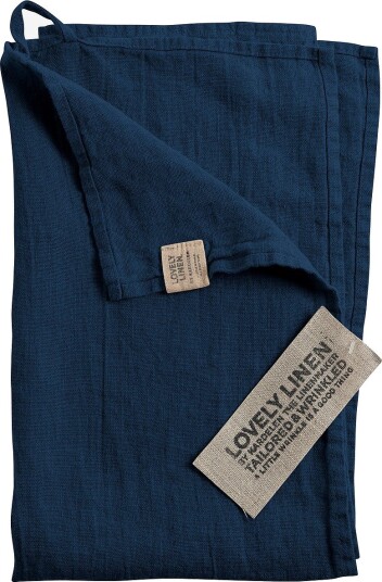 Lovely Linen Kjøkkenhåndkle Lovely i vasket lin Blå Lovely Linen Kjøkkenhåndkle Lovely i vasket lin Blå