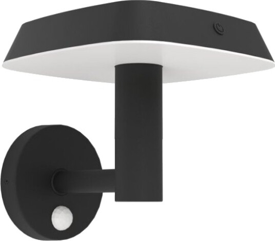 Eglo Dreoli Solcelle Vegg M/Sensor Sort/Hvit