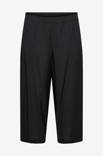 Vero Moda Curve   Bukser vmcJosie HW Culotte Pant Wvn GA Curve   Svart