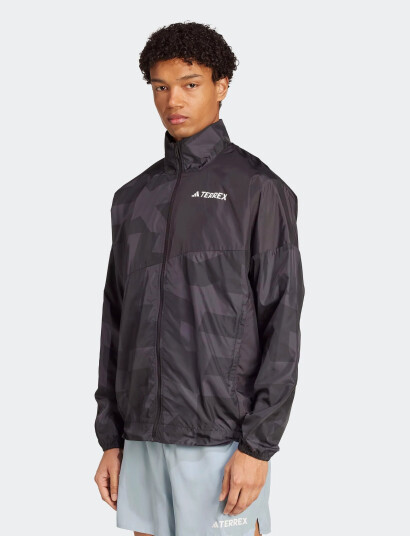 adidas Terrex Mt Print Wind J - Black - XXL adidas Terrex Mt Print Wind J - Black - XXL