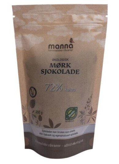 Manna Mørk Sjokolade Drops