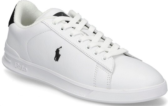 Polo Ralph Lauren Leather Hrt Crt Iii Sk Ltl WHITE/BLACK 38