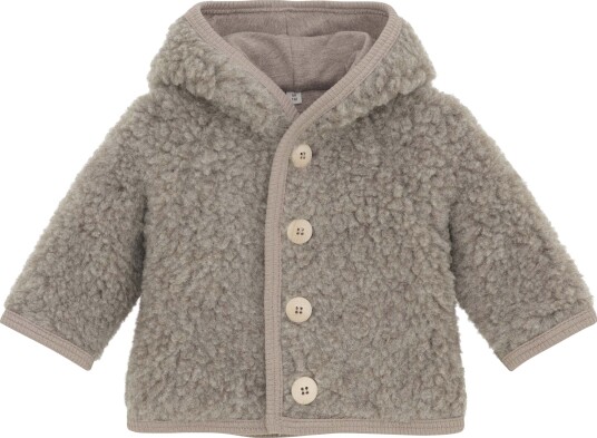 HUTTEliHUT Pixie Ulljakke Teddy Camel Melange 68