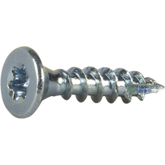 Essve Treskrue Helgjenget Senkehode Torx Stål Ø: 4mm L: 20mm Blankforsinket Ant: 200stk