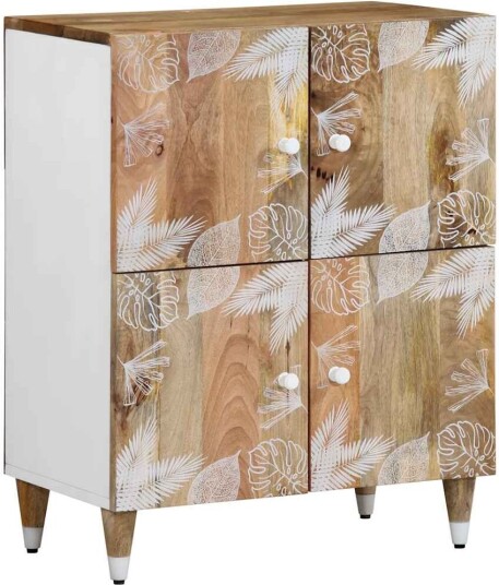 Skjenk 60x33,5x75 cm heltre mango