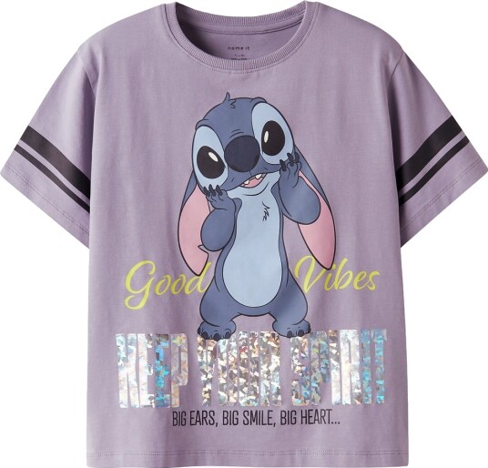 Name It T skjorte NkfDymi Stitch SS Rosa