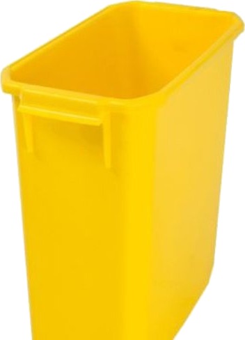 Affaldsbeholder 60L Gul Patricia