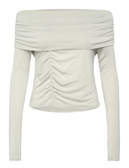 ALOHAS Emica Gray Top - White - M