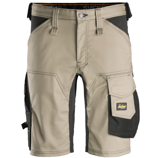 Snickers Workwear 6143 AllroundWork Shorts khaki / svart Khaki/Svart, Klær