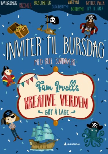Inviter til bursdag med kule sjørøvere. Gøy å lage