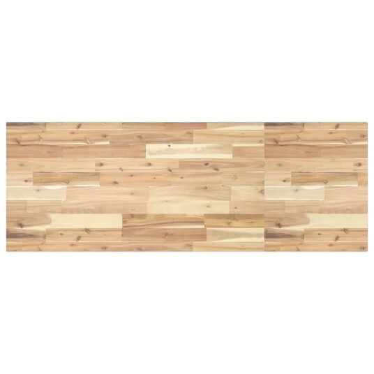 Plate til baderomsskap ubehandlet 140x50x2 cm heltre akasie Plate til baderomsskap ubehandlet 140x50x2 cm heltre akasie