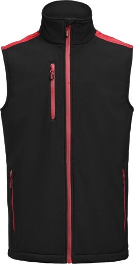 Printer Vest Softshell 2261083 Svart/Rød S