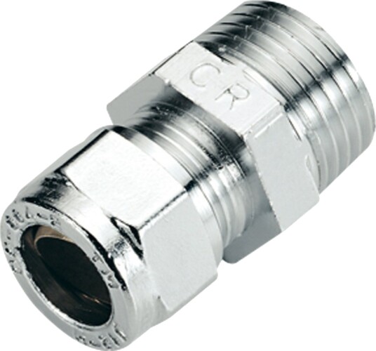 Fonta Tippunion 15mm X 1/2" Forkrommet CU