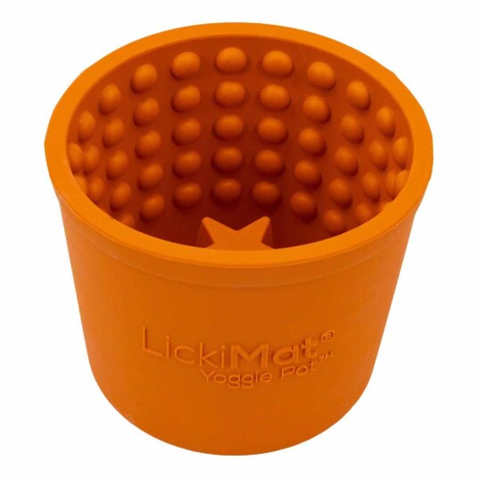 Lickimat Yoggie Pot Orange (645.5462)