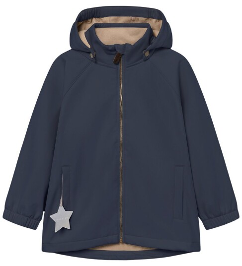 MINI A TURE Mataden Softshell Jacket. Grs Navy 110