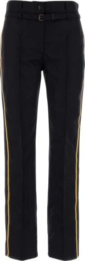 Dries Van Noten Dame Bukser Blå M,