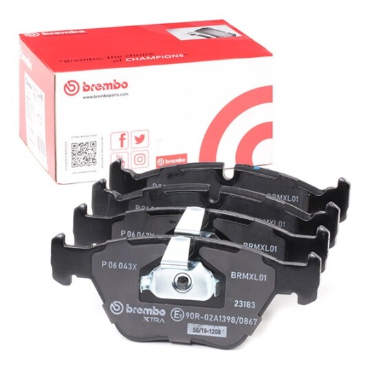 Bremseklosser BREMBO P 06 043X