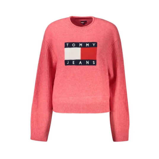 Tommy Hilfiger Dame Strikkevarer Rosa XL Tommy Hilfiger Dame Strikkevarer Rosa XL