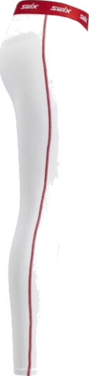 Swix Racex Classic Pants Dame Bright White/Swix Red L Swix Racex Classic Pants Dame Bright White/Swix Red L