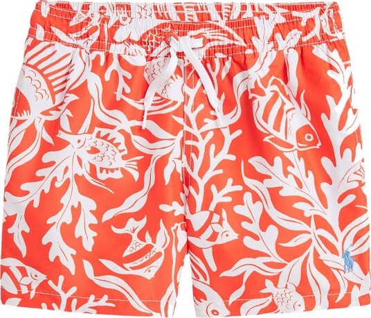 Polo Ralph Lauren Badeshorts Opptatt Oransje/Hvit Polo Ralph Lauren 7 år 122 Badetøy