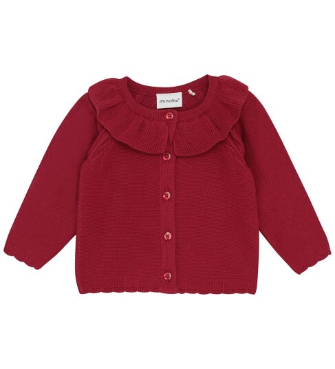 Minymo Cardigan Knit   Red   68