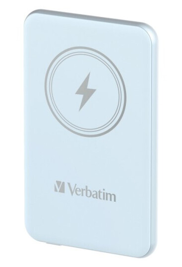 Verbatim Charge´n´Go 5000 mAh Trådløs Magnetisk Power Bank Blå