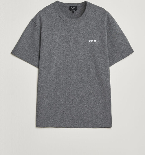 A.P.C. Boxy Fit Petit VPC T Shirt Heathered Anthracite