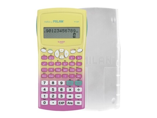 Milan 159110Snpbl, Desktop, Grunnleggende, 12 Sifre, Batteri, Rosa, Gult Milan 159110Snpbl, Desktop, Grunnleggende, 12 Sifre, Batteri, Rosa, Gult