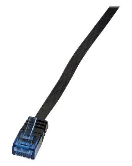 Logilink Koblingskabel Rj-45 Hann Til Rj-45 Hann 2 M Utp Cat 5E Flat Svart