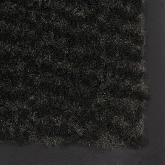 vidaXL Støvkontroll matte rektangulær tuftet 60x90 cm svart