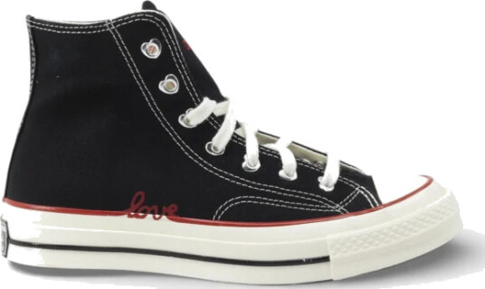 Converse Dame Sko Svart 37 EU,