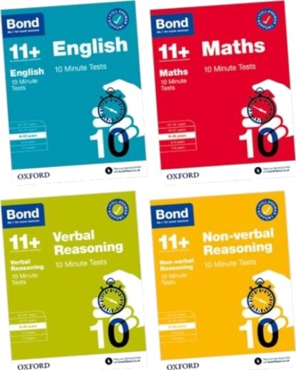 Bond 11+ 10 Minute Tests 9-10 Years Bundle Av Various