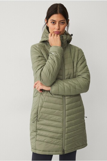 Áhkká   Parka Quilted Parka Ltw W   Grønn