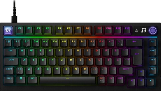 Logitech G316 X 75% Spilltastatur - Nordisk Design - Svart