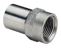 Viega Inox Indstiksstykke ¾"X18mm Inox Rustfri Stål Nippel/Muffe Sc-Contur