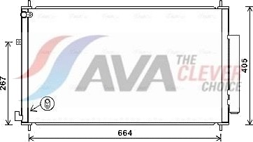 Kondensator klimaanlegg AVA COOLING SYSTEMS HD5309D