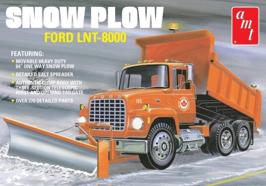 AMT 1/25 Ford LNT-8000 Snow Plow AMT 1/25 Ford LNT-8000 Snow Plow