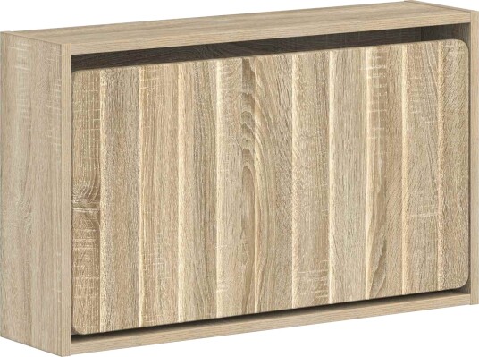 vidaXL Vegghengt skoskap ZWOLLE 71 x 17 x 43 cm Konstruert tre