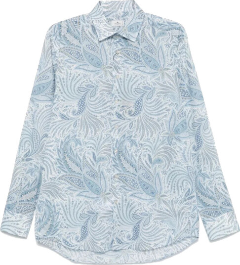 Etro Herre Skjorter Blå XL,