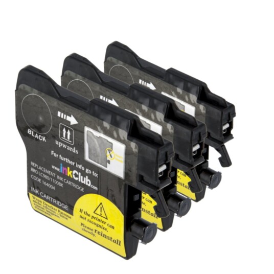 inkClub KBA034-3 3 x svart (KBA034)