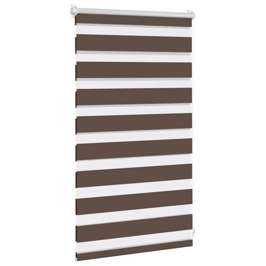 vidaXL Zebra Gardiner 50 x 100 cm Kaffe Farge