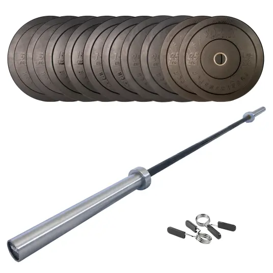SQ&SN CF Vektstangsett 150 kg + 20 kg Stang v2
