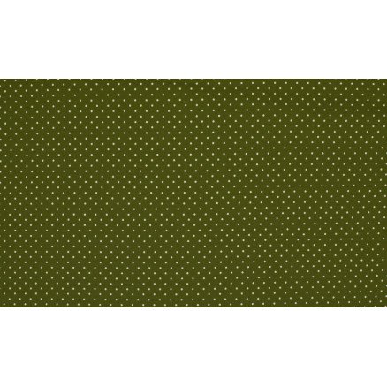 Diverse Minimals Bomullspoplinstoff Print 425 Small Dot Khaki 145cm 50cm