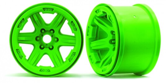 Traxxas 8671G Wheels Carbide 3.8" Green 17mm 2 Traxxas 8671G Wheels Carbide 3.8" Green 17mm 2