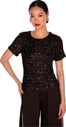 Frank Lyman Dame Topper Brun 3XL, Frank Lyman Dame Topper Brun 3XL,