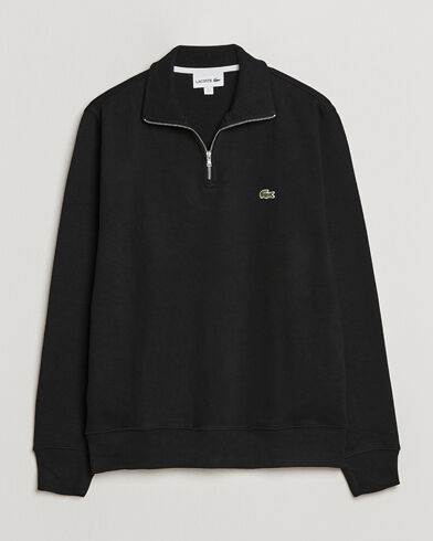 Lacoste Rib Interlock Half Zip Black