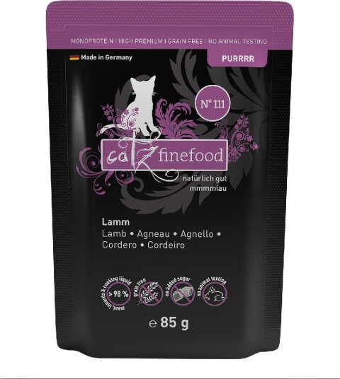 Catz Finefood Purrrr Pouch Lam 24 x 85 g