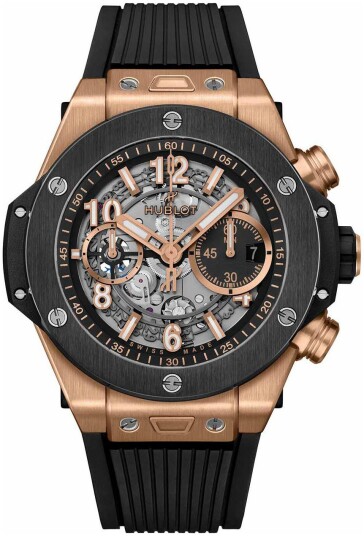 Hublot Herreklokke 421.OM.1180.RX Big Bang 44mm Sort/Gummi Ø44 mm