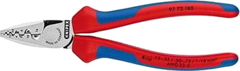 Knipex 9772180 Krympetang for Endehylser 180mm 0,25-16mm² Knipex 9772180 Krympetang for Endehylser 180mm 0,25-16mm²